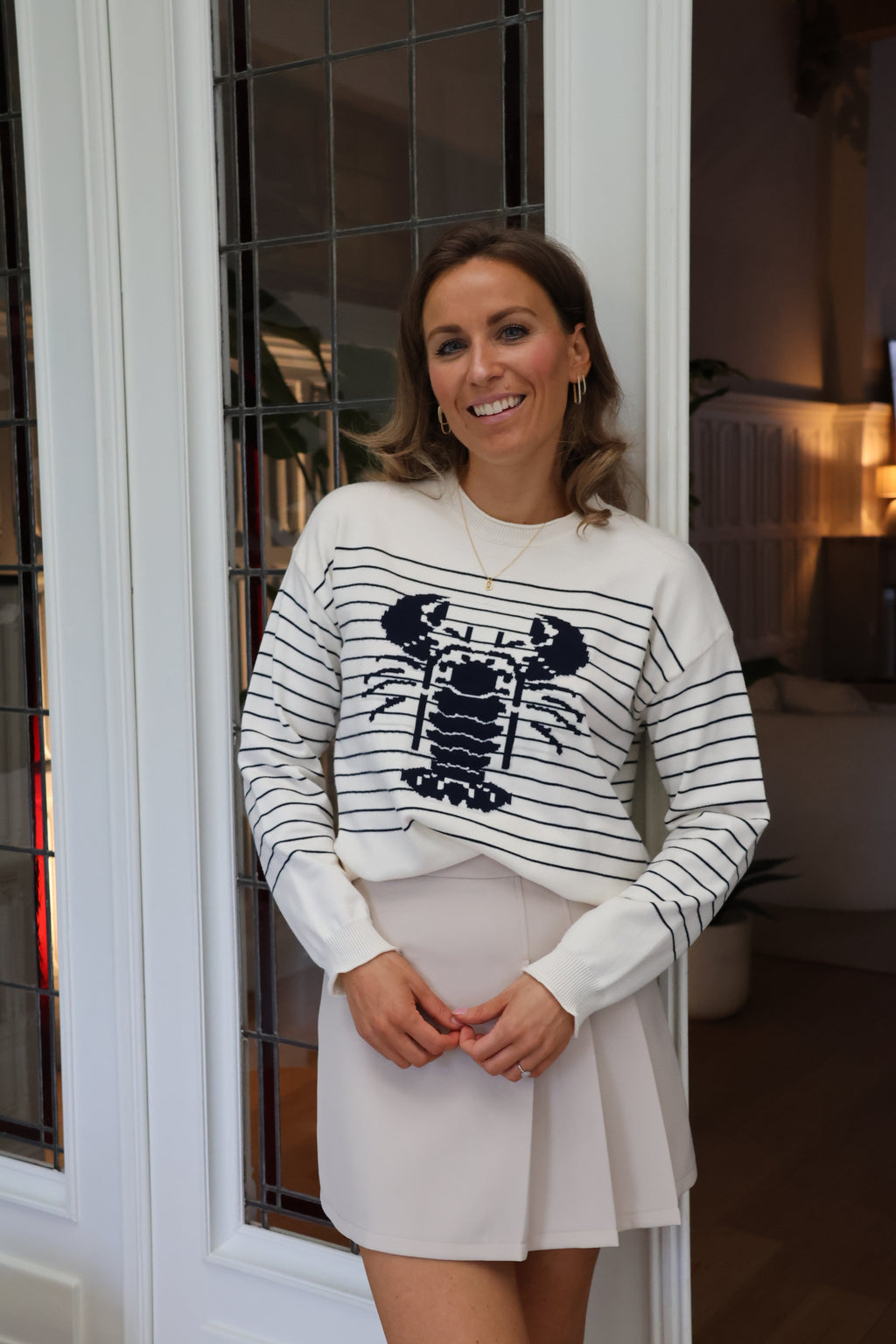 Lobster striped jumper