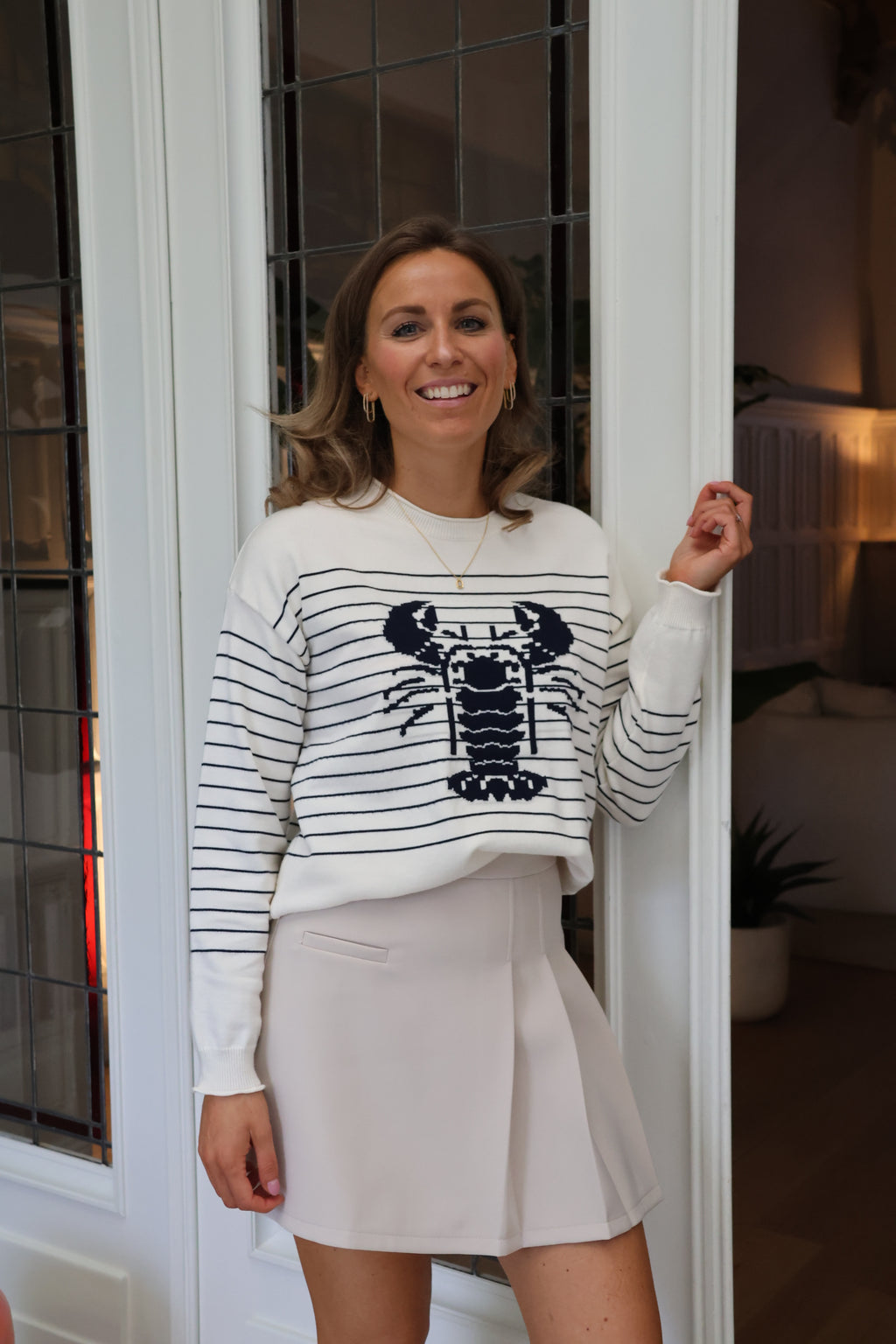 Lobster striped jumper