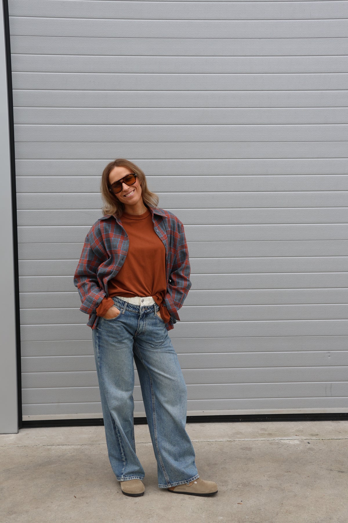 Boxy longsleeve roest