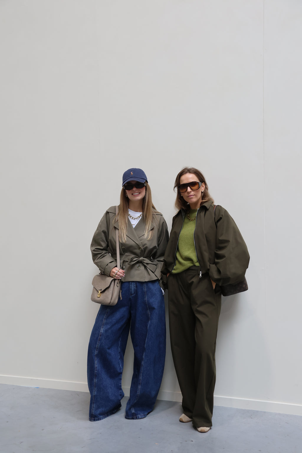 Veerle cropped jasje kaki