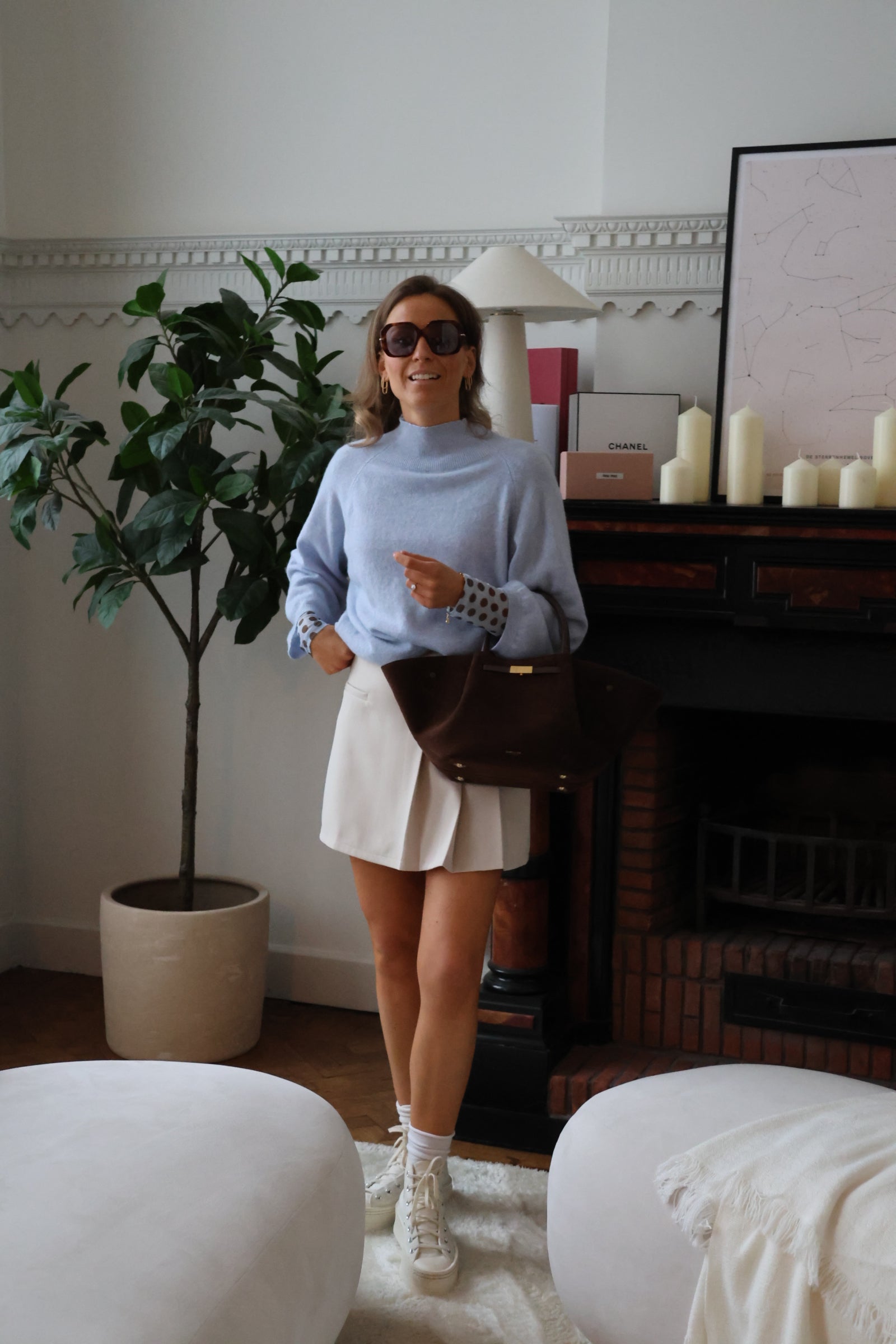 Betty lichtblauwe knit