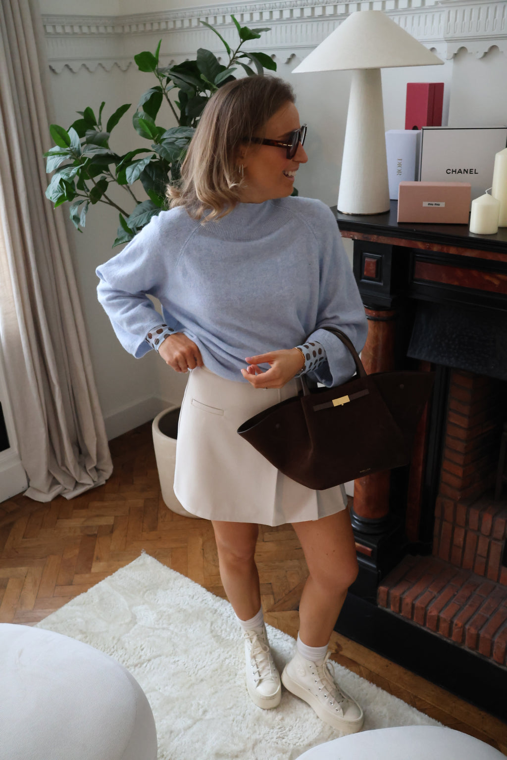 Betty lichtblauwe knit