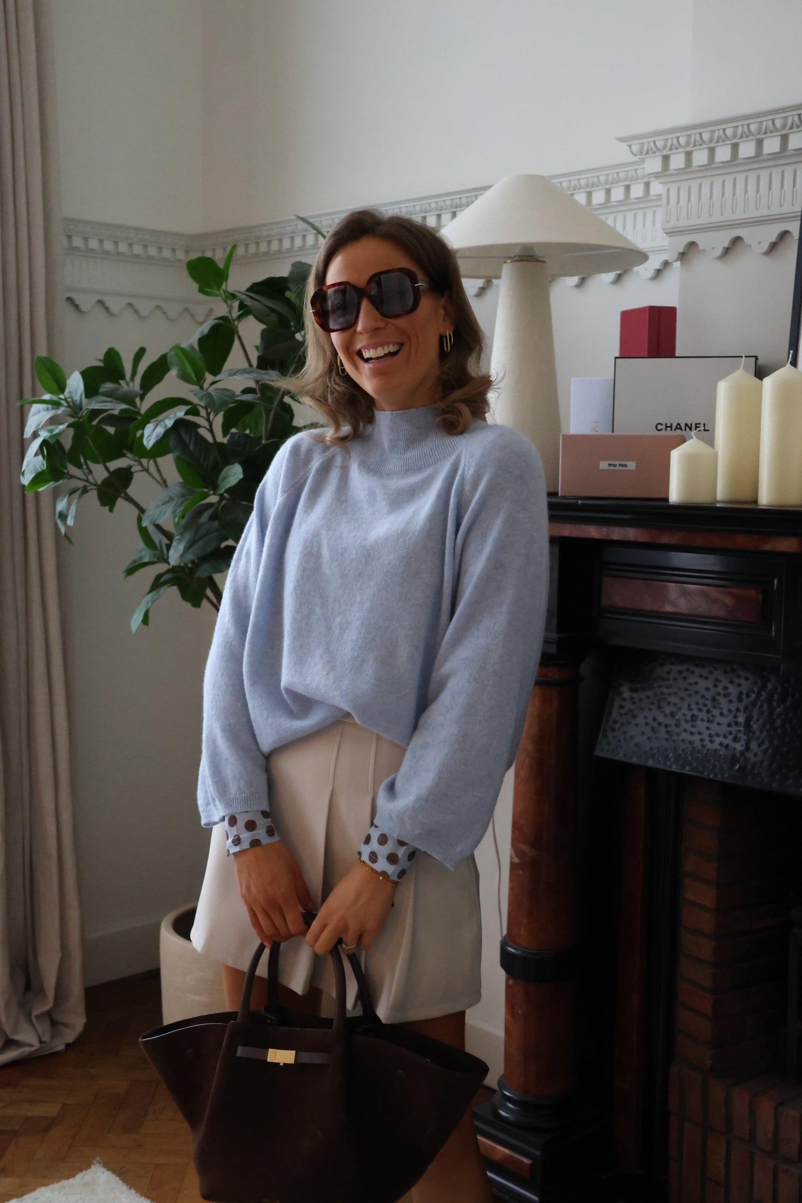 Betty lichtblauwe knit