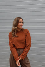 Boxy longsleeve roest