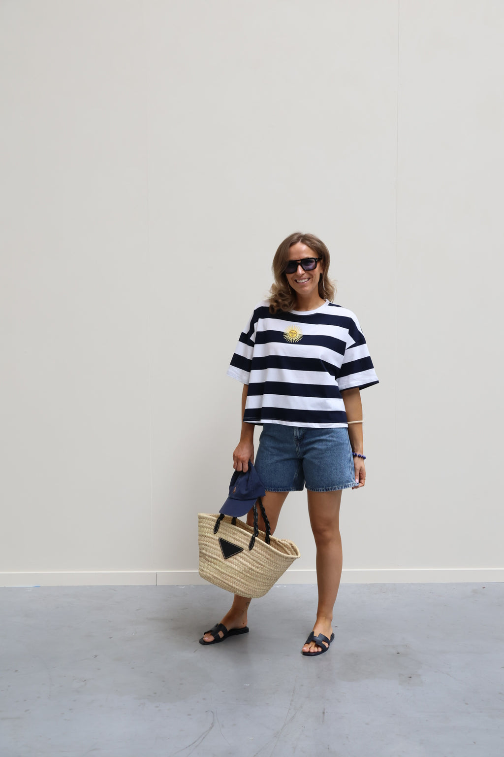 Femke bermuda dark denim