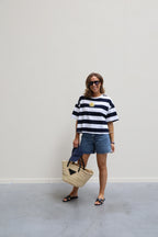 Femke bermuda dark denim