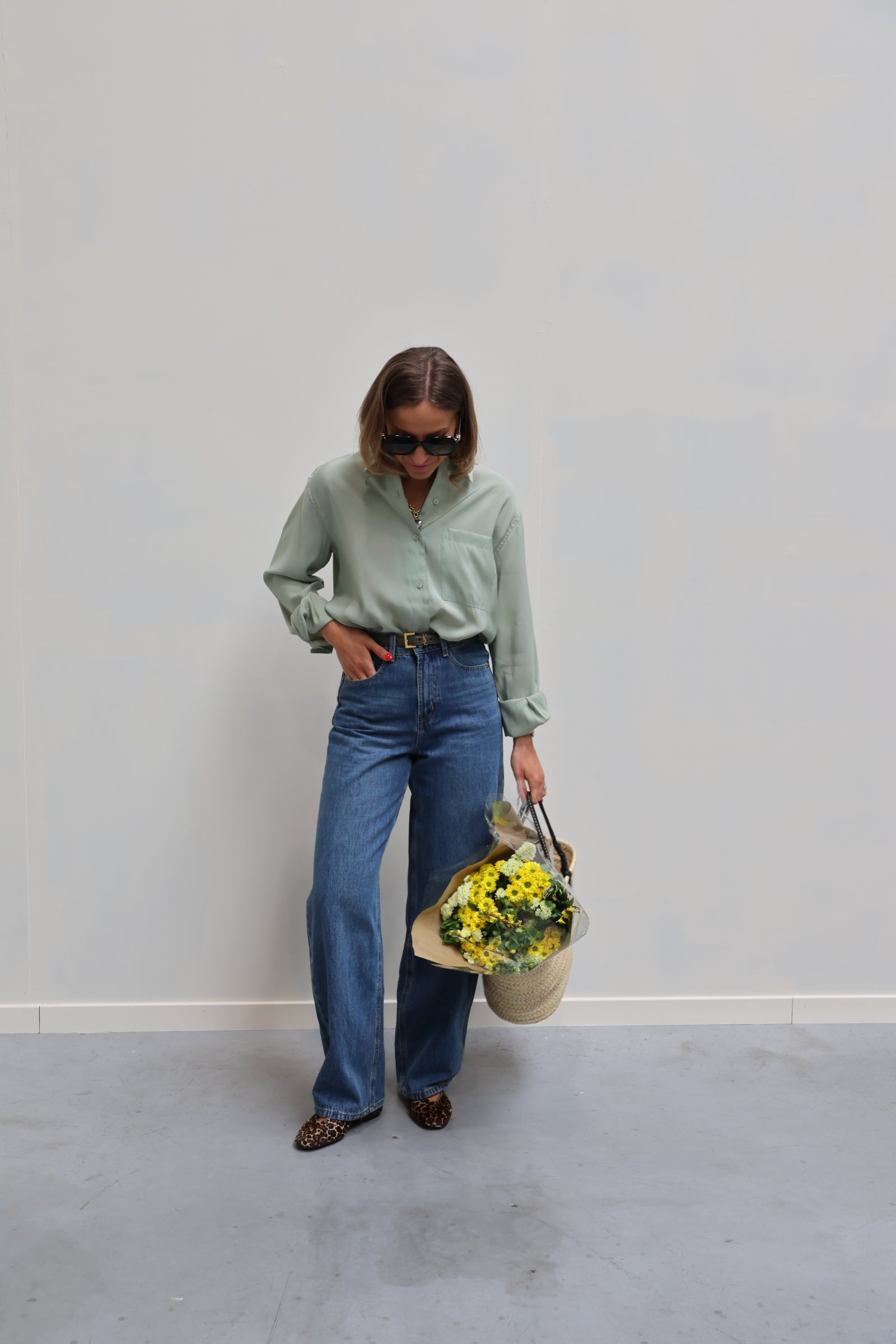 Veronica blouse pistache