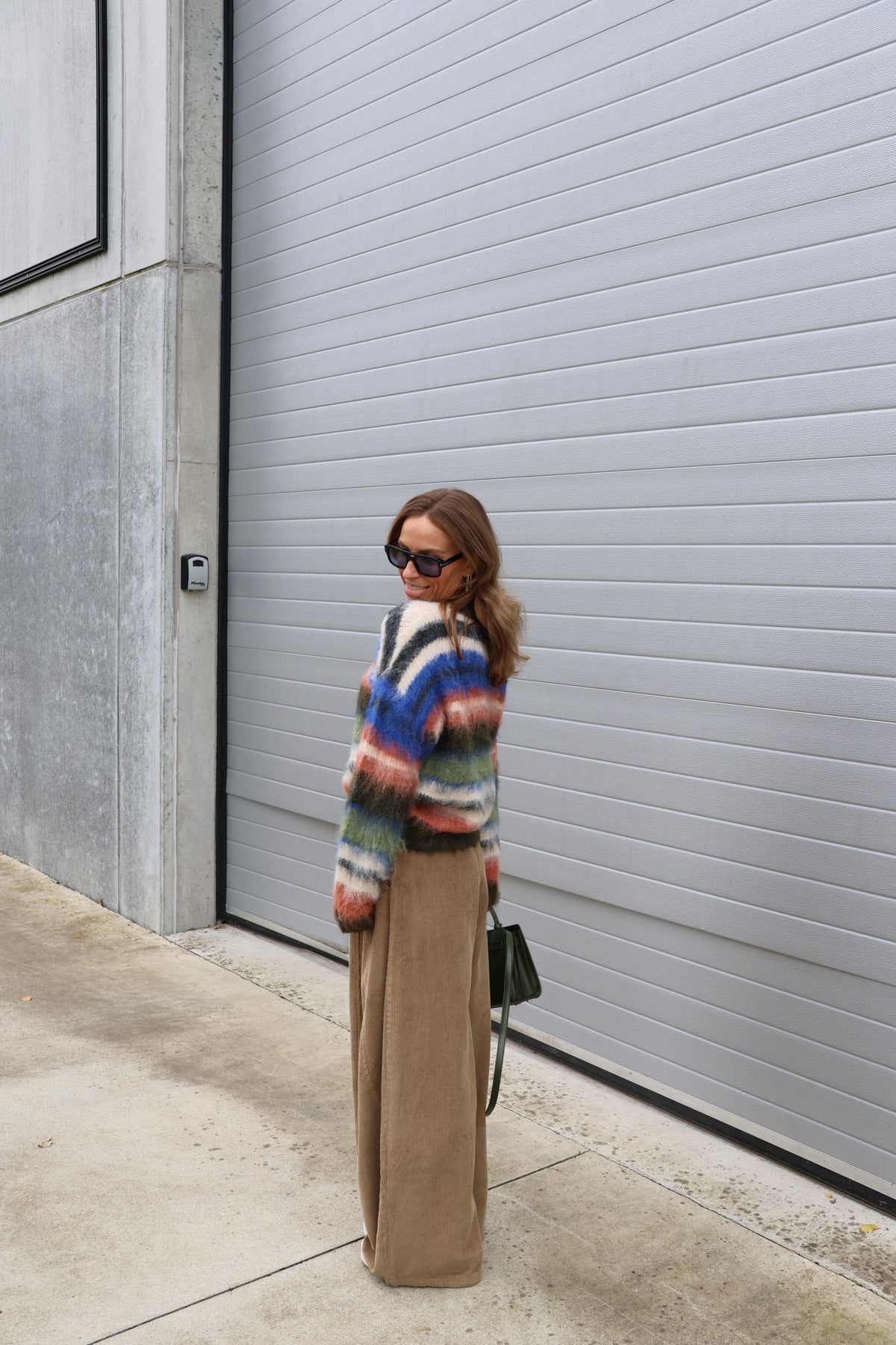 Jirka pantalon ribfluweel camel