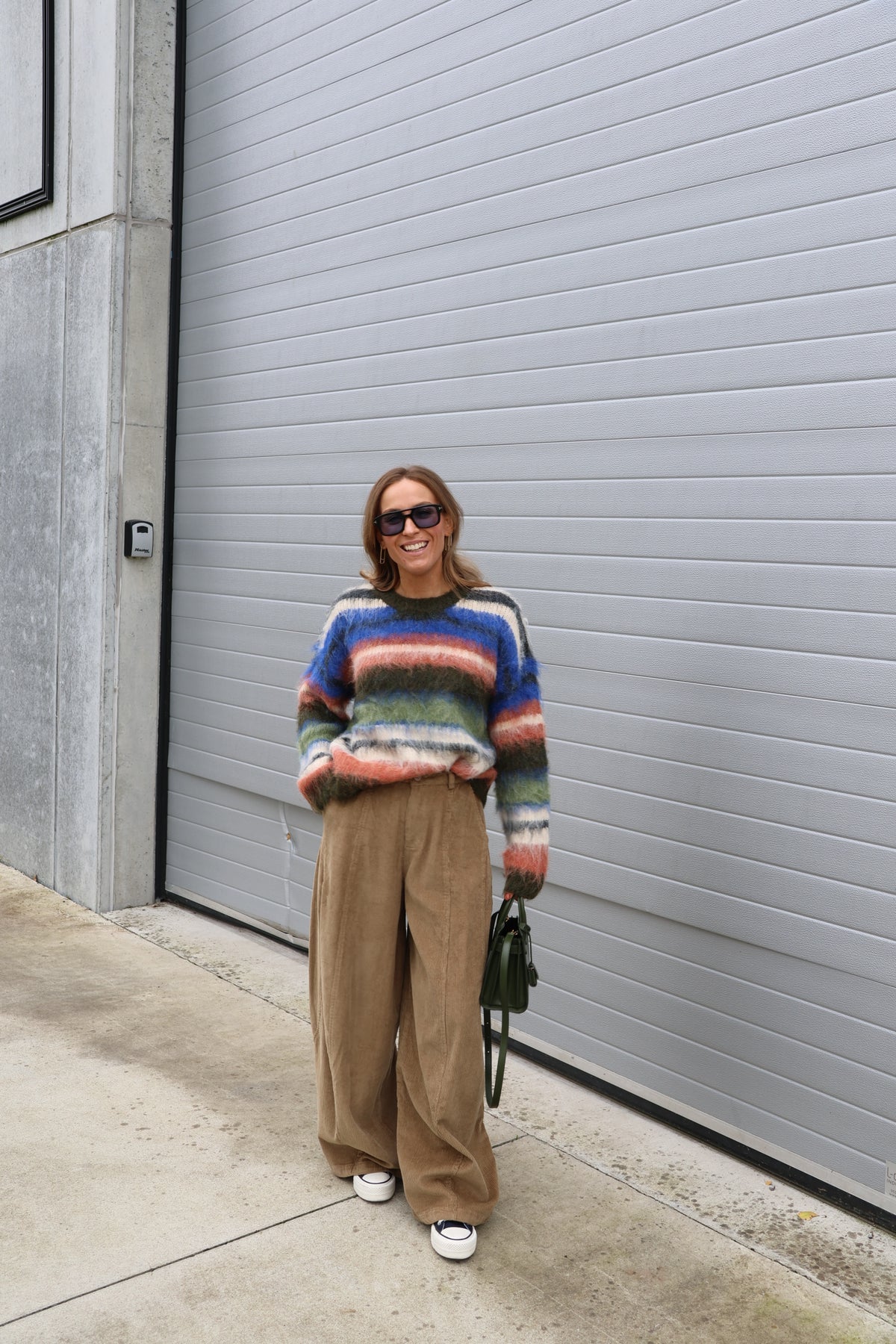 Jirka pantalon ribfluweel camel