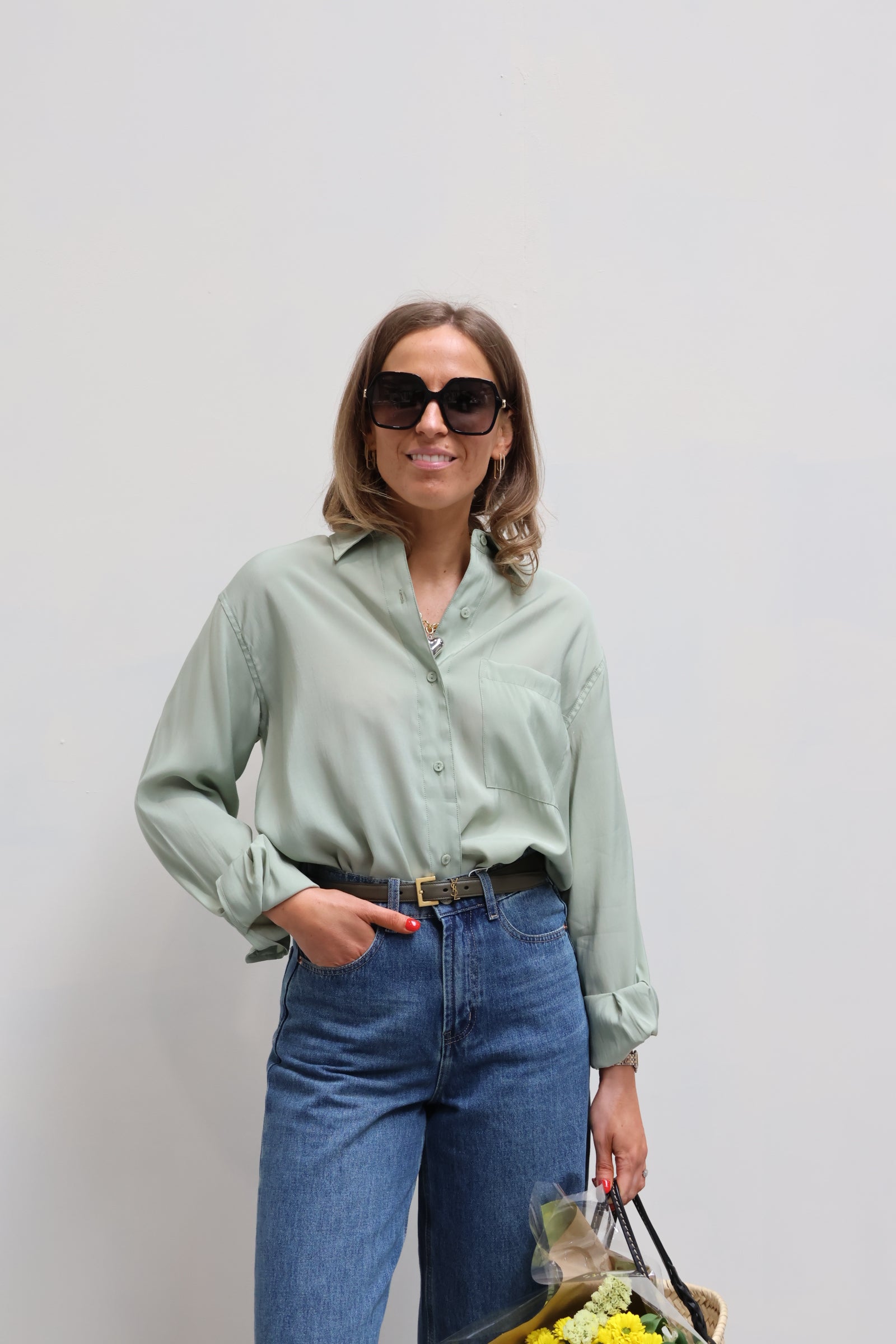 Veronica blouse pistache