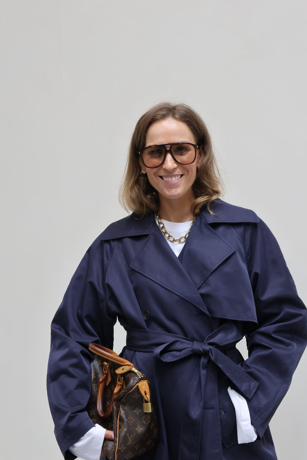 Faye trenchcoat marine