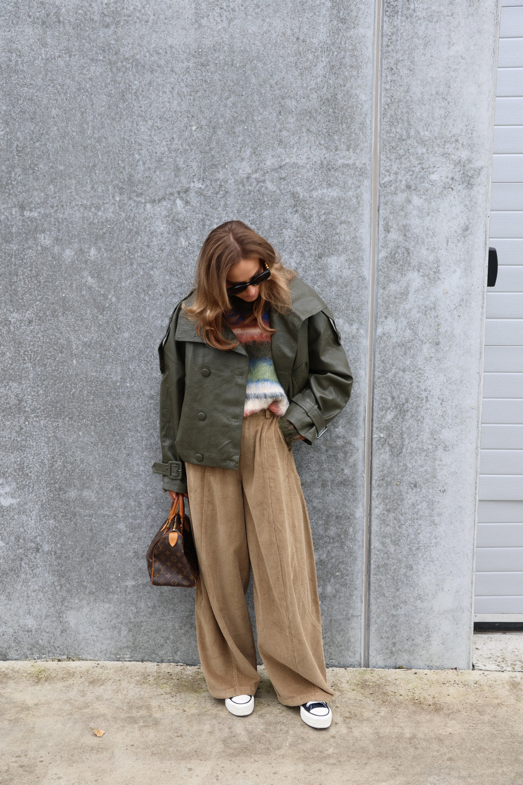 Jirka pantalon ribfluweel camel
