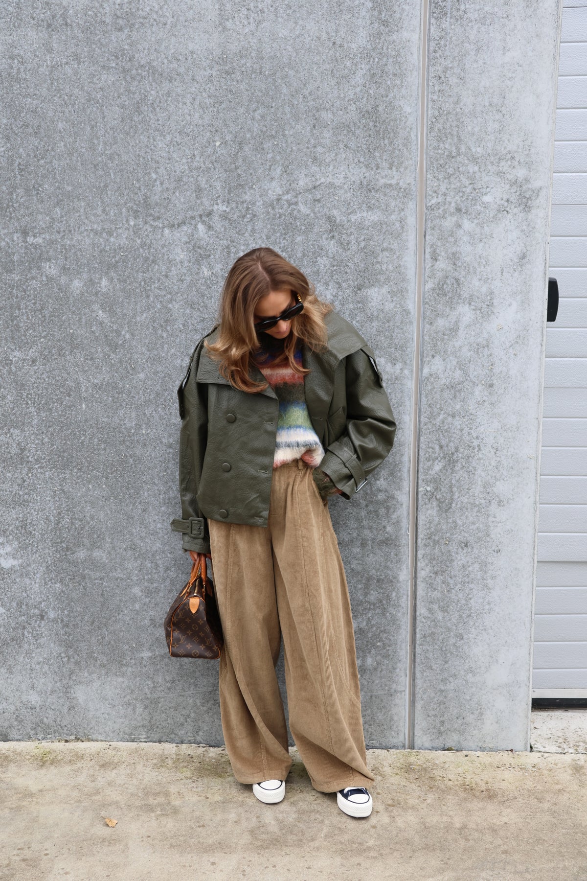 Jirka pantalon ribfluweel camel