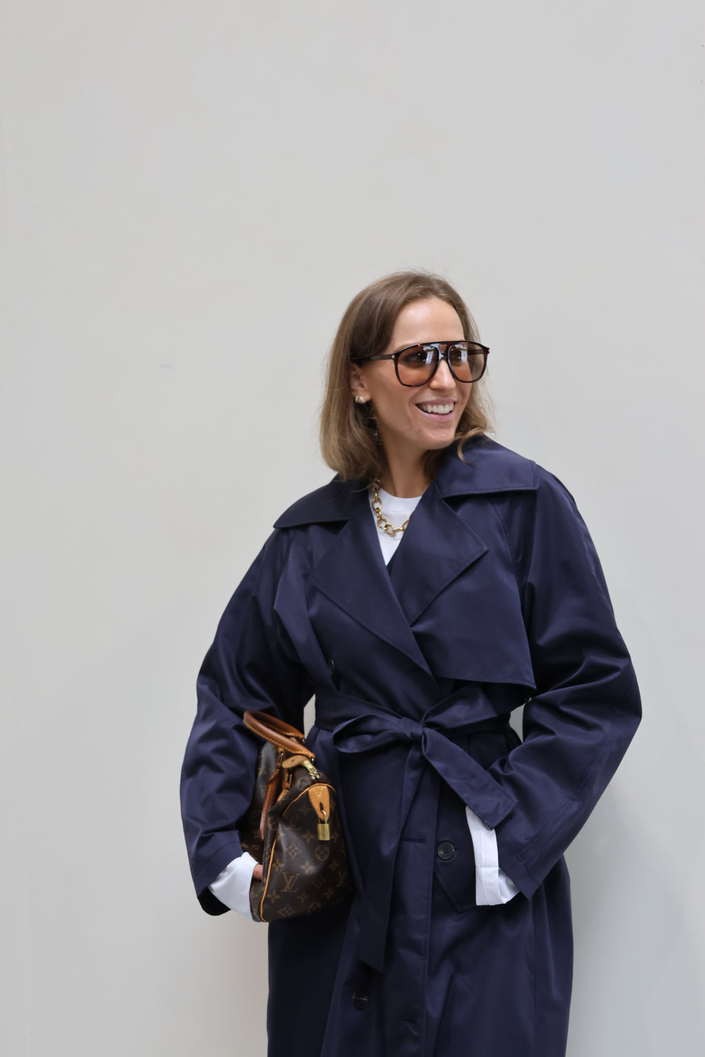 Faye trenchcoat marine