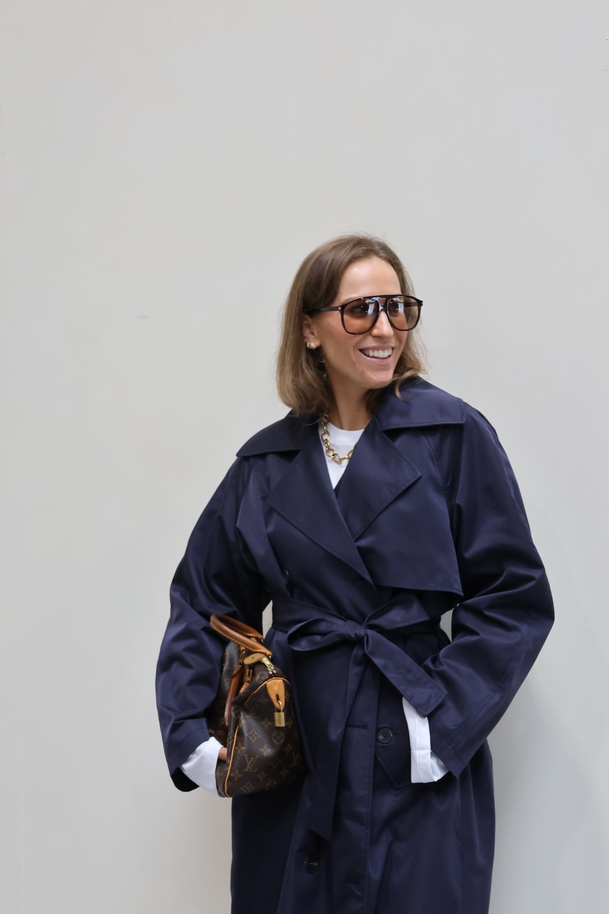 Faye trenchcoat marine