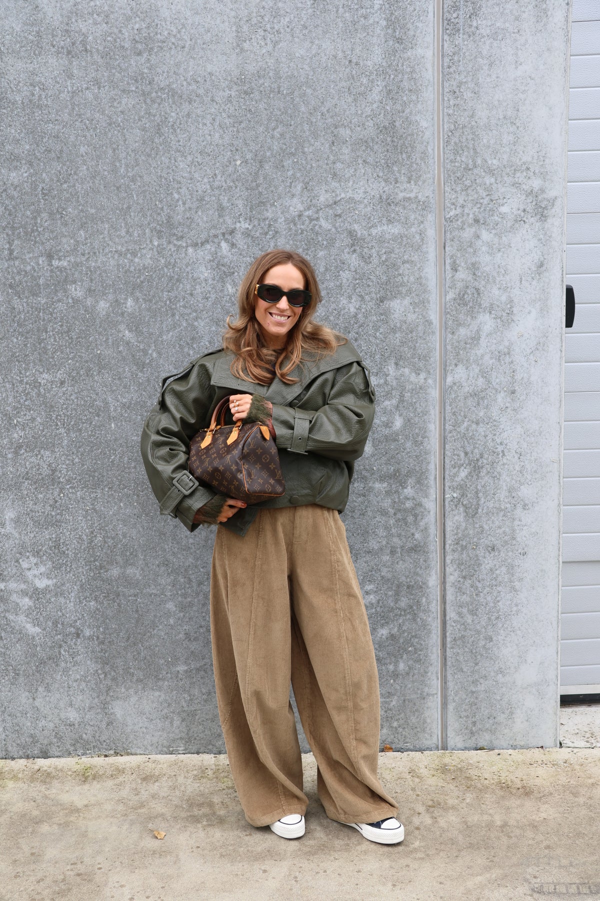 Jirka pantalon ribfluweel camel