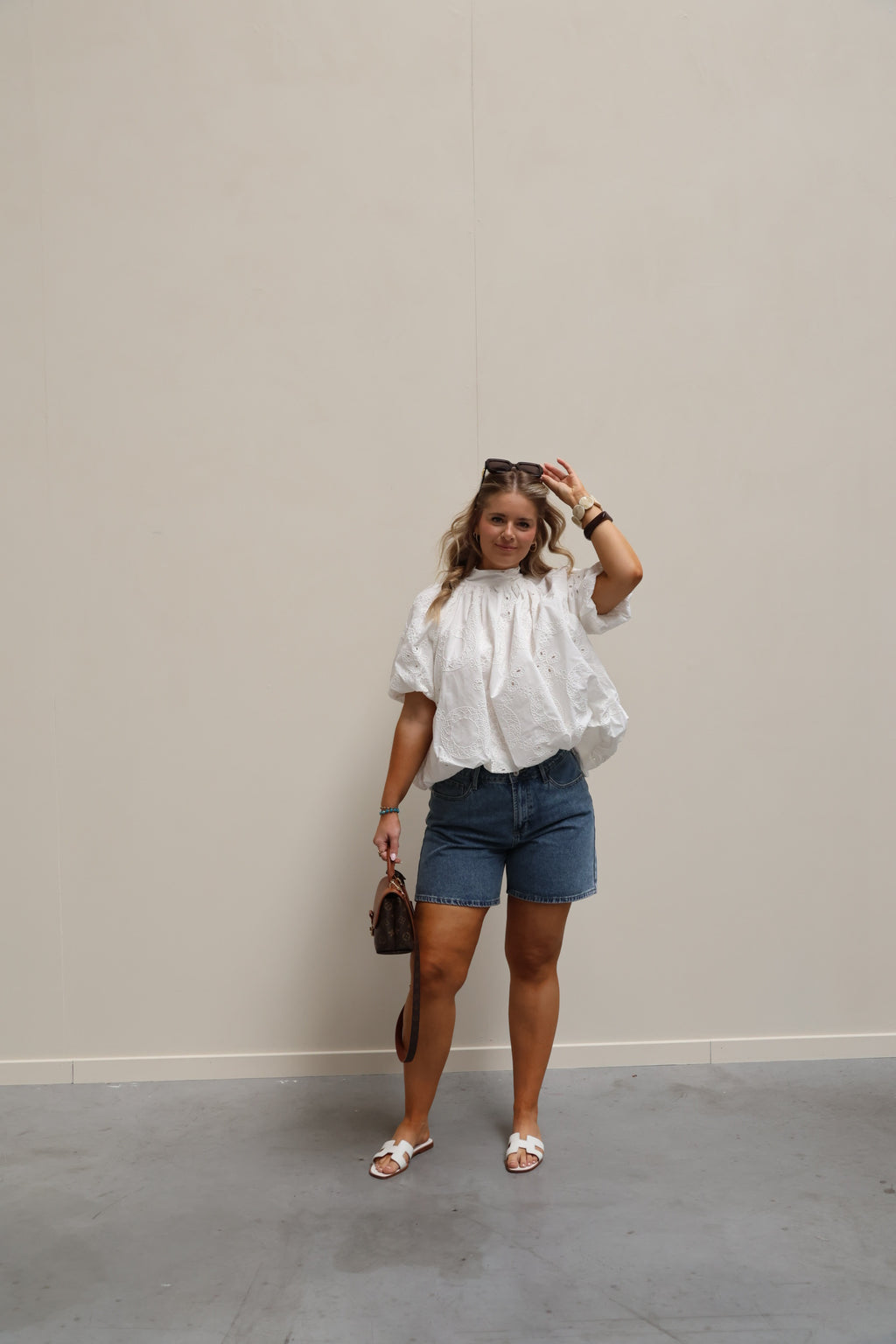 Femke bermuda dark denim