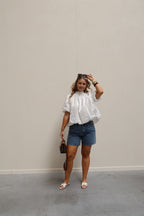 Femke bermuda dark denim