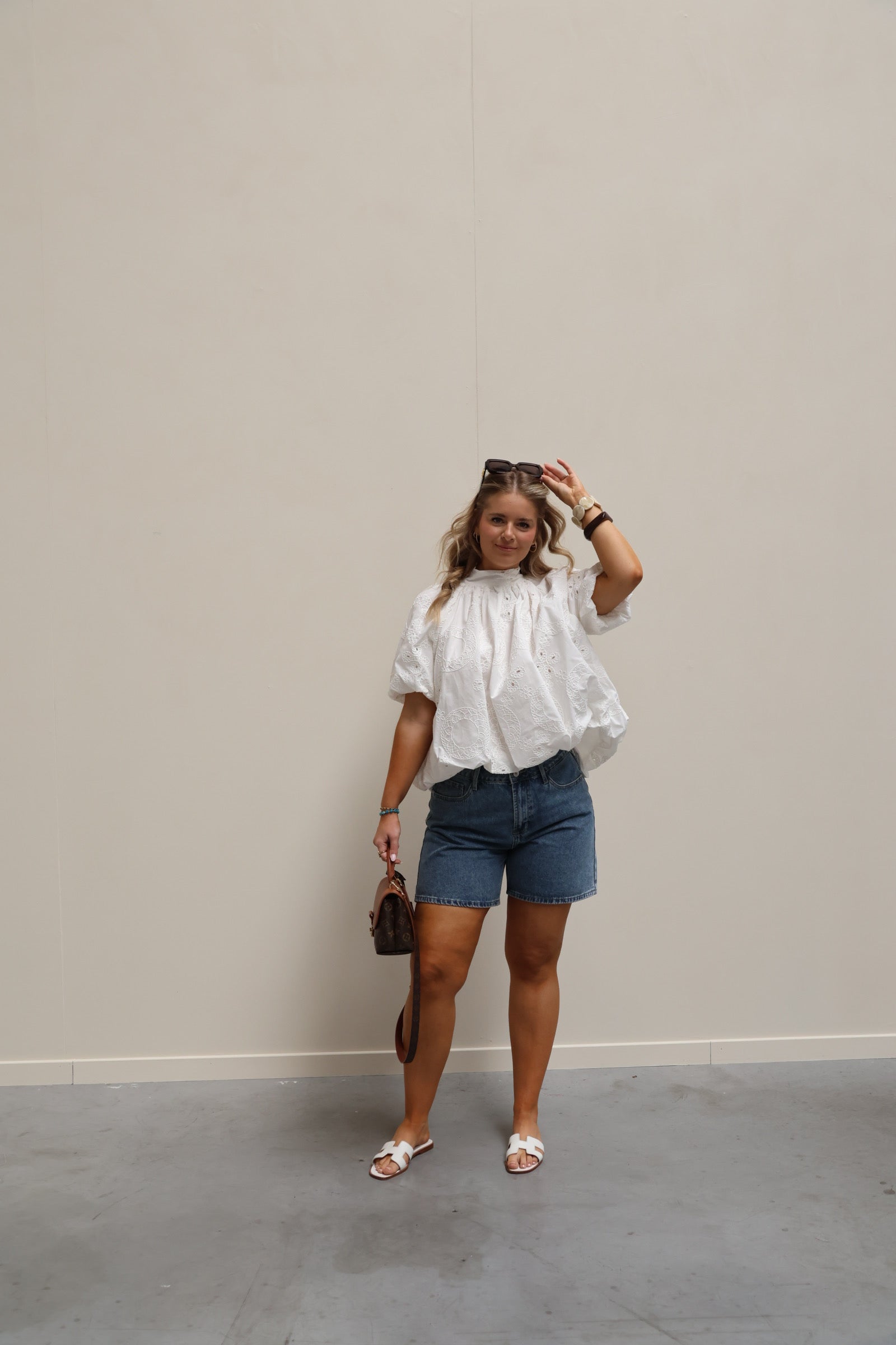 Femke bermuda dark denim