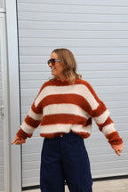 Margaux geruit hemdje oranje
