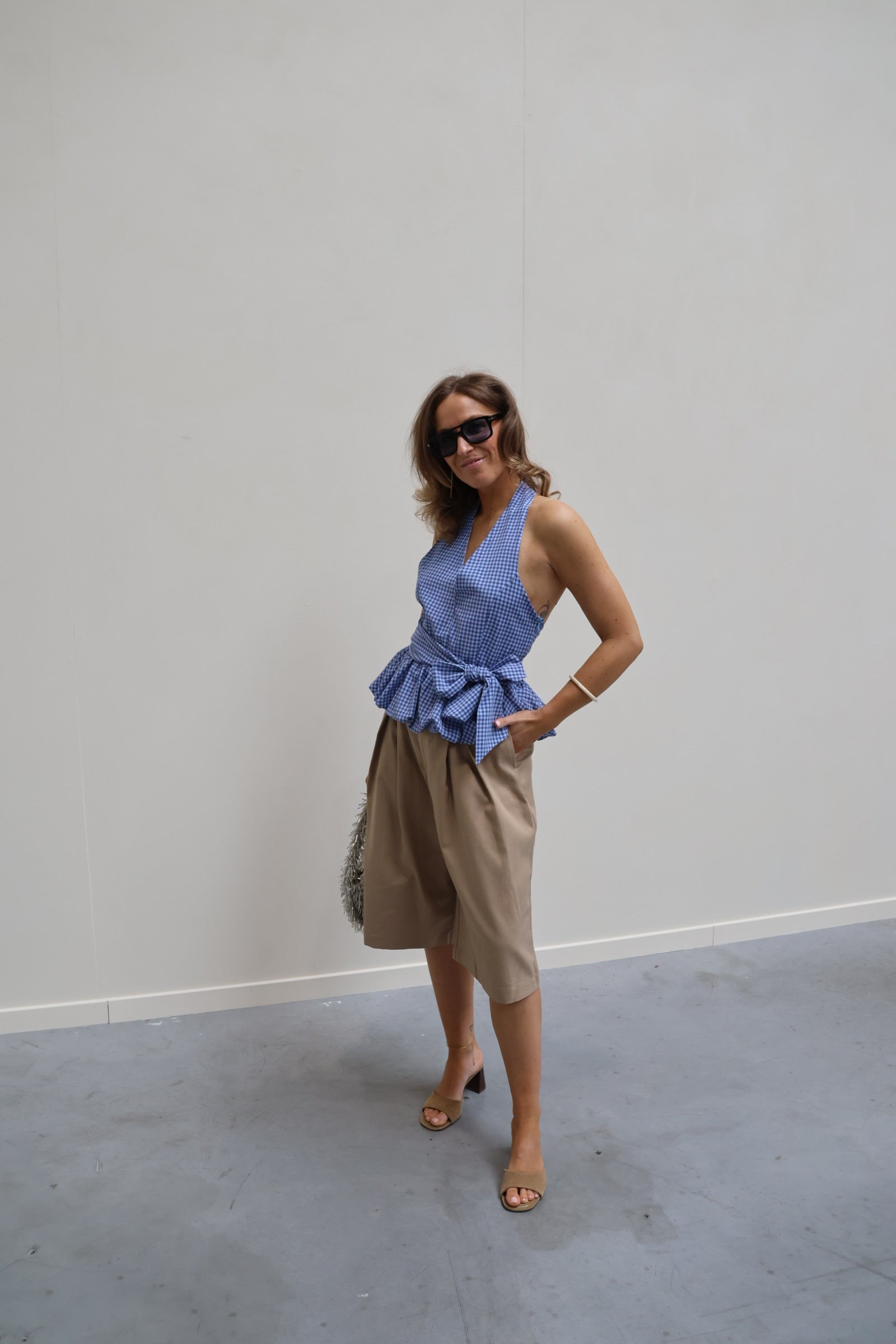 Eliza bermuda beige