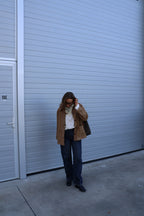Manon barrel jeans dark denim met detail