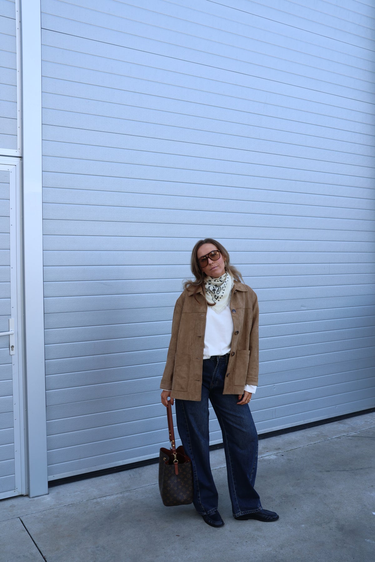 Boxy longsleeve crème