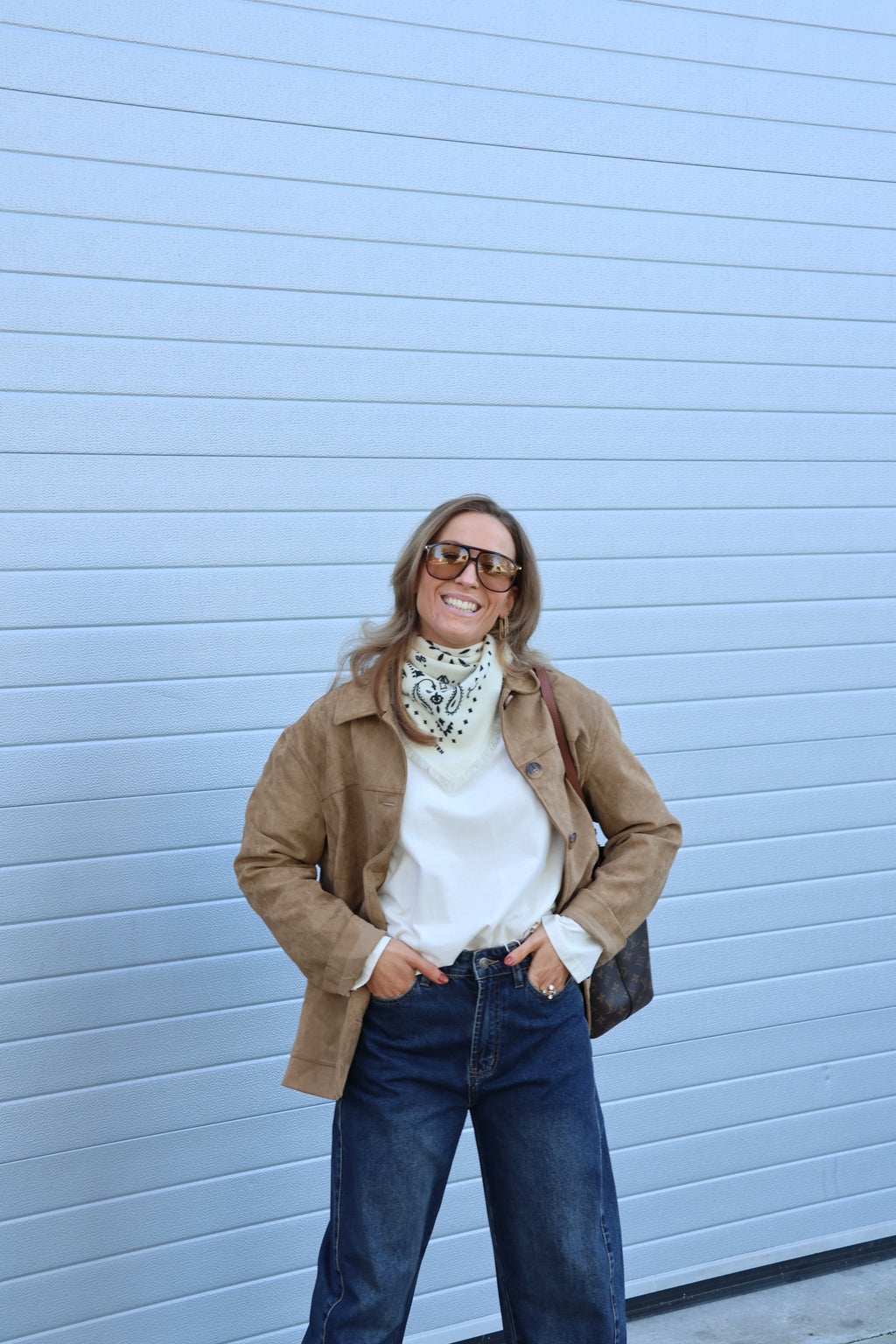 Boxy longsleeve crème