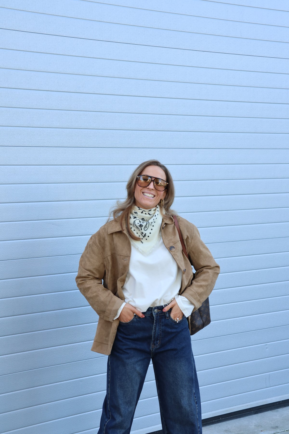 Boxy longsleeve crème