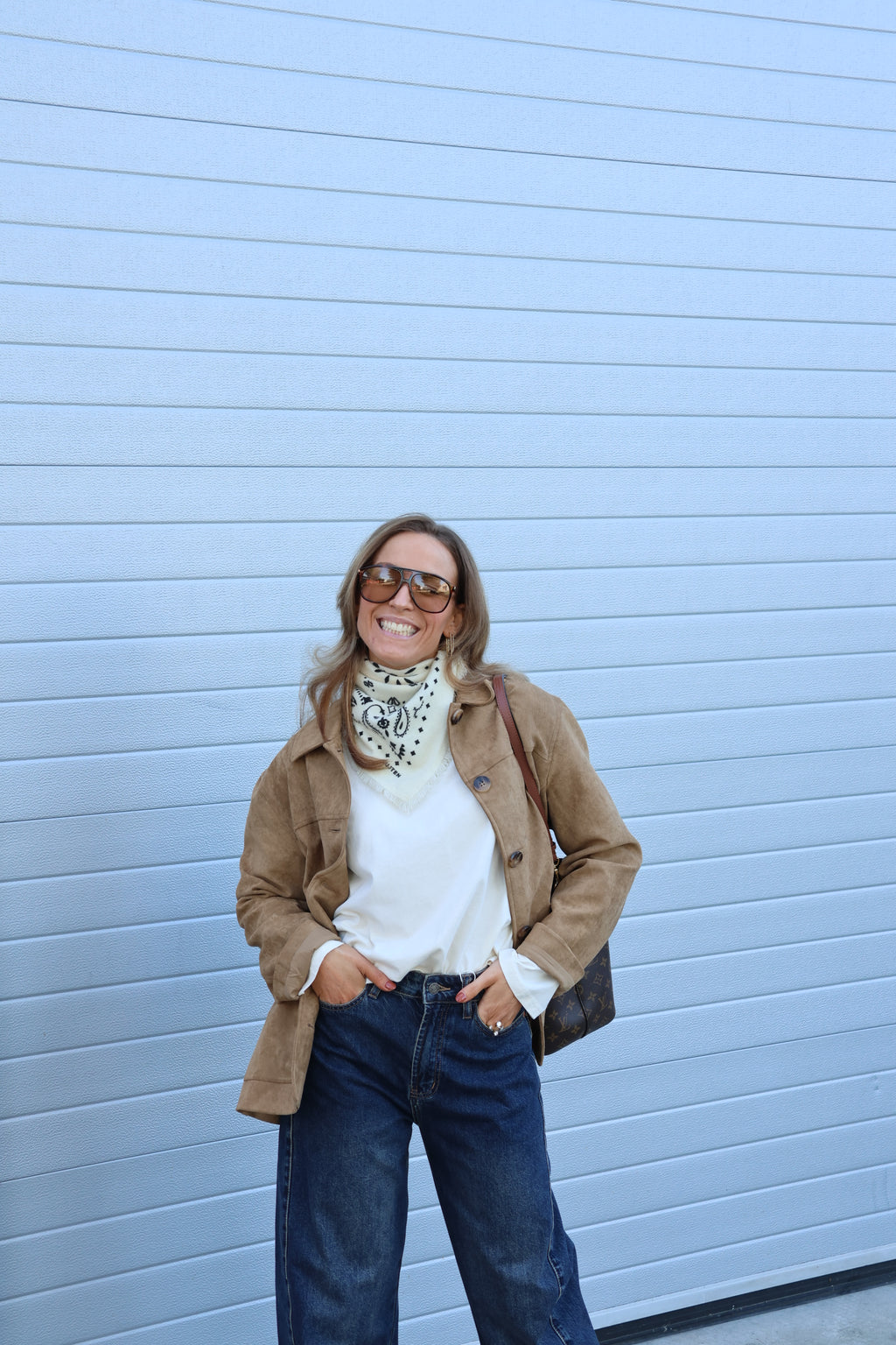 Bianca suède jasje camel