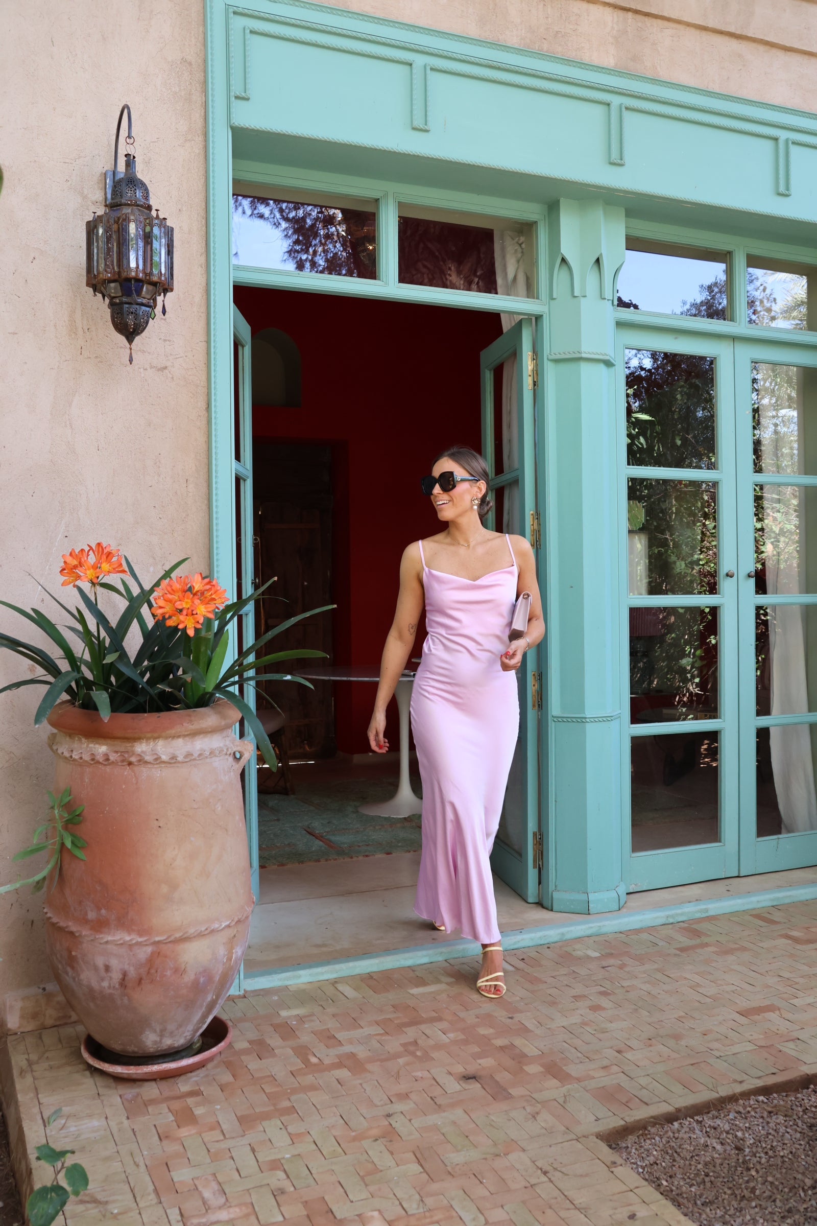 Victoria jurk roze