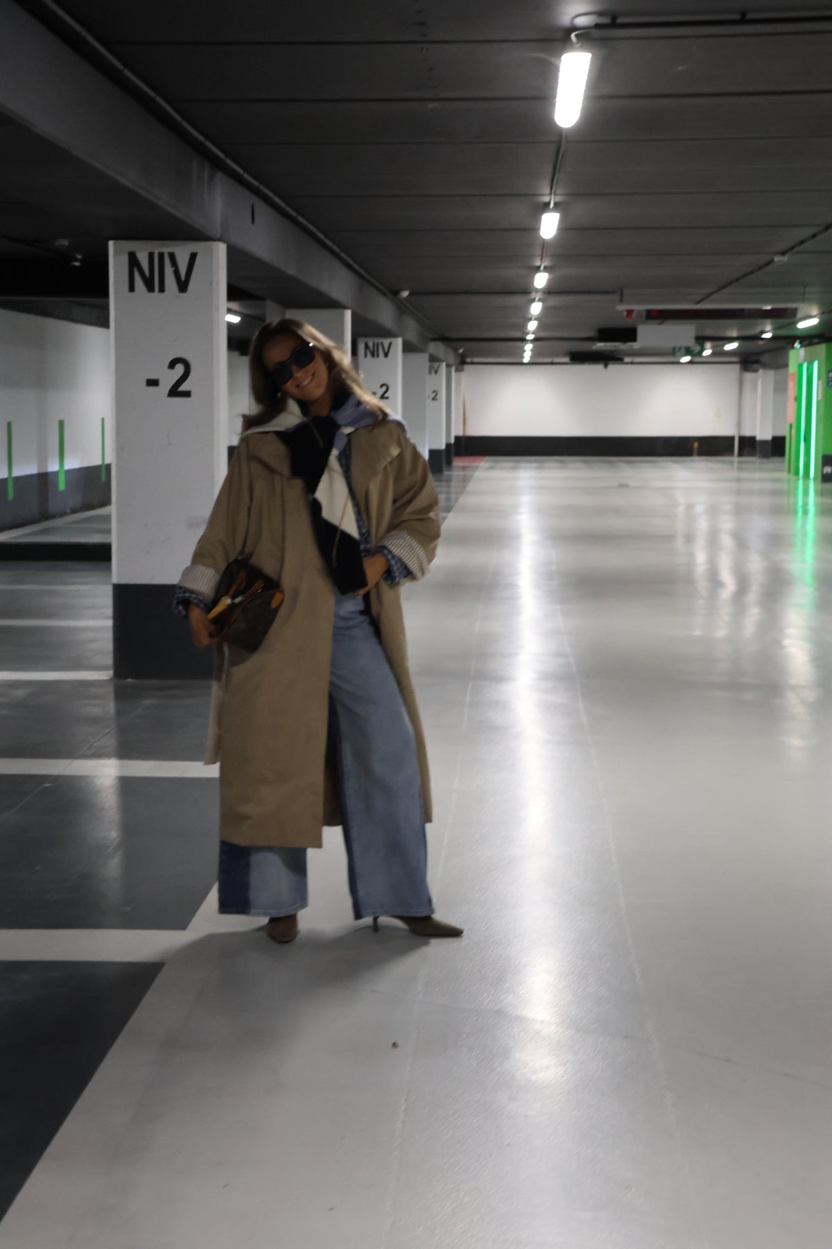 Hanna lange trenchcoat beige