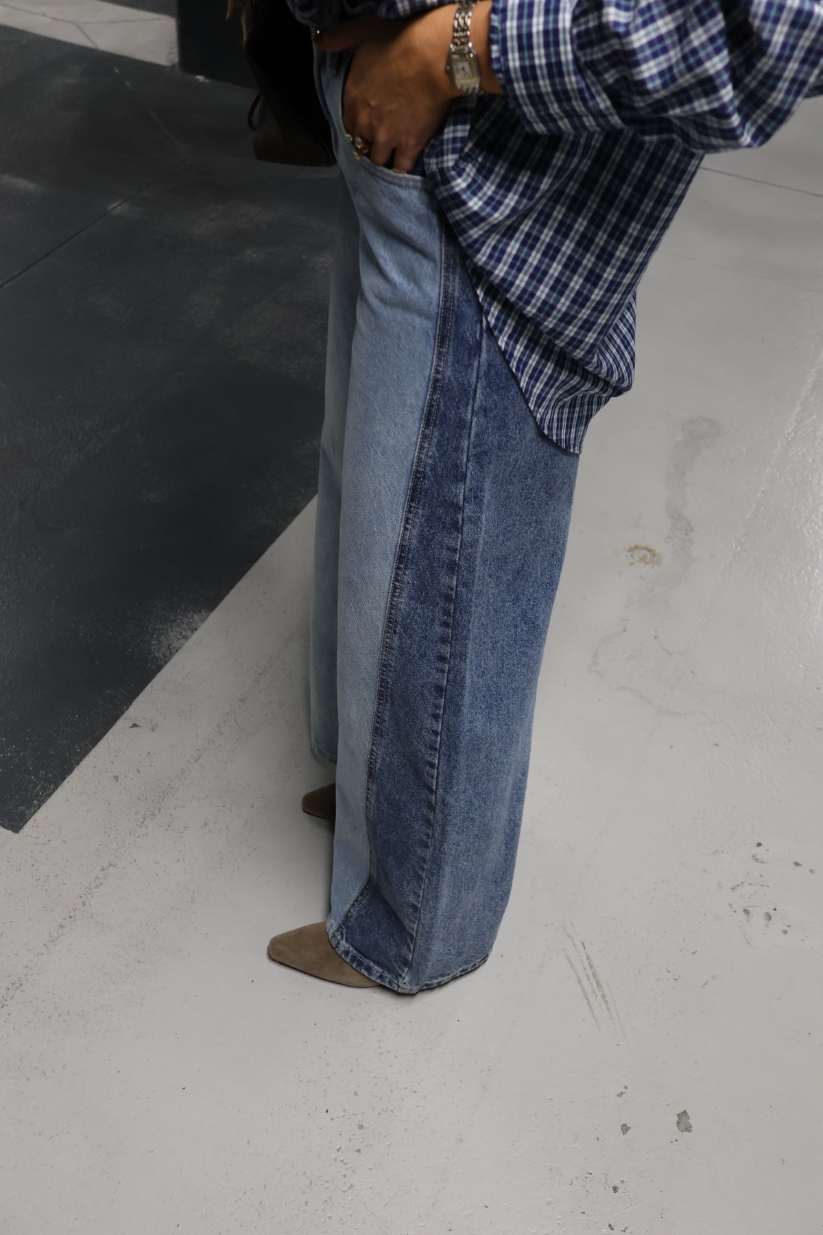 Bo colorblock jeans