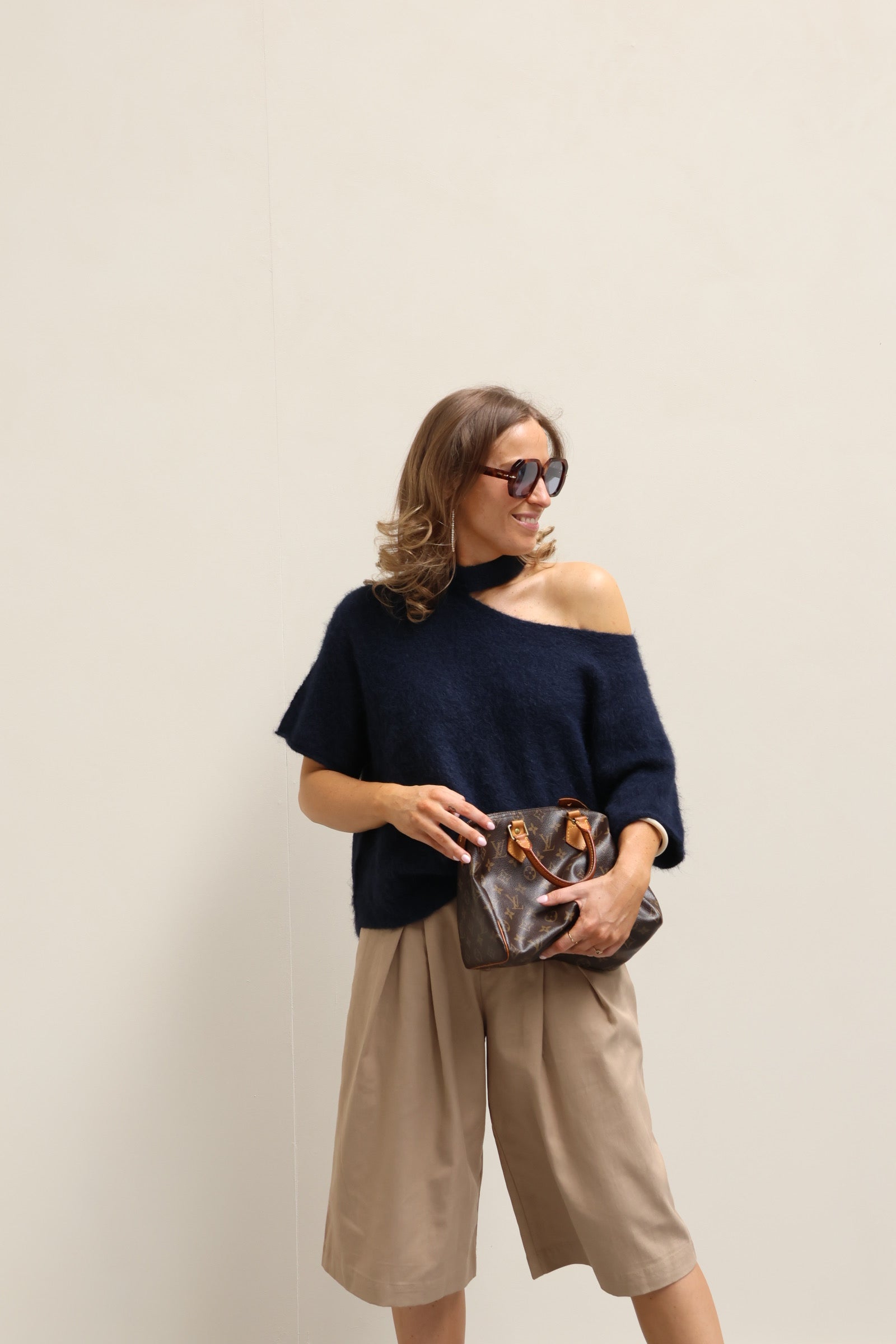 Eliza bermuda beige