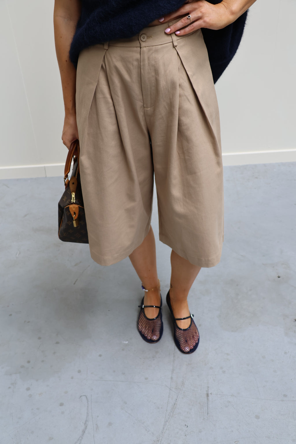 Eliza bermuda beige