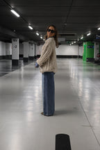 Romée cable knit beige