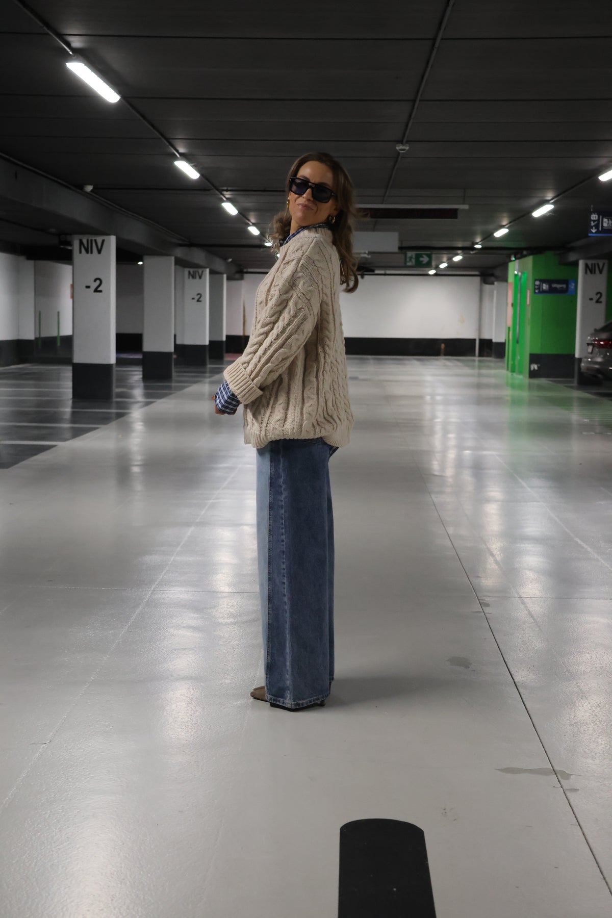 Romée cable knit beige