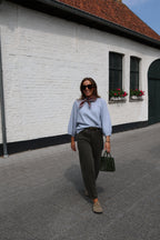 Luka round neck pull lichtblauw