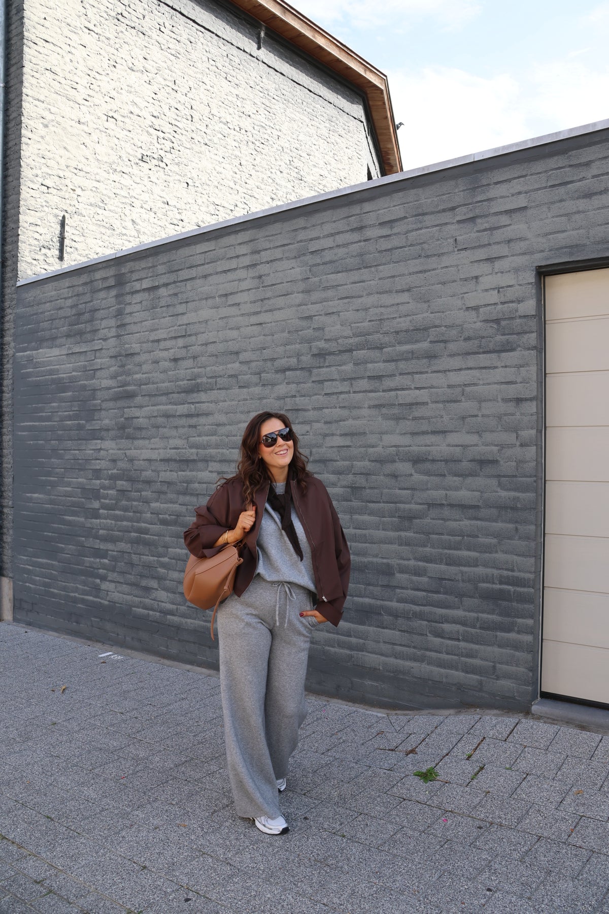 Babs cropped jasje bruin