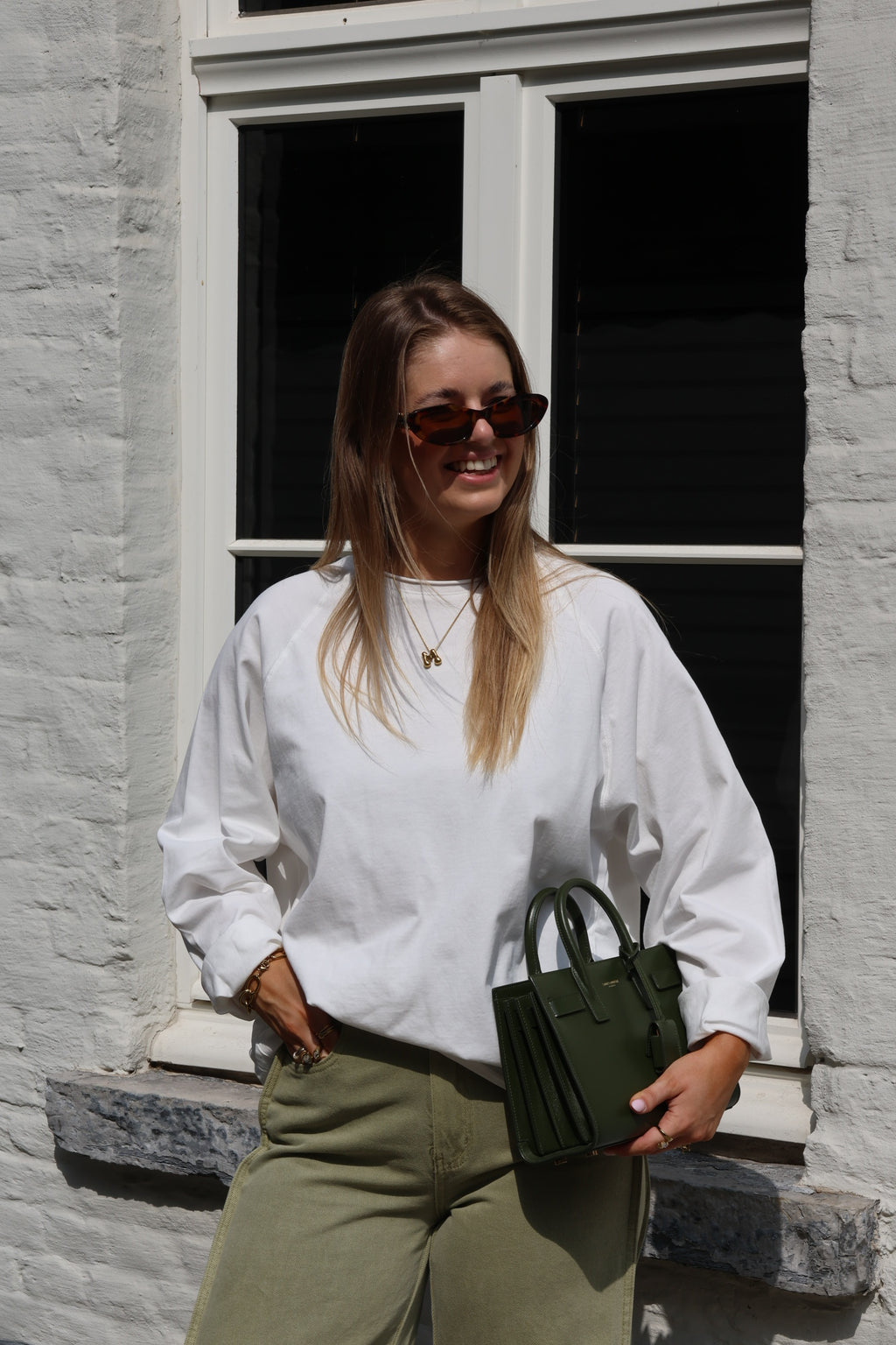 Gulia oversized longsleeve wit