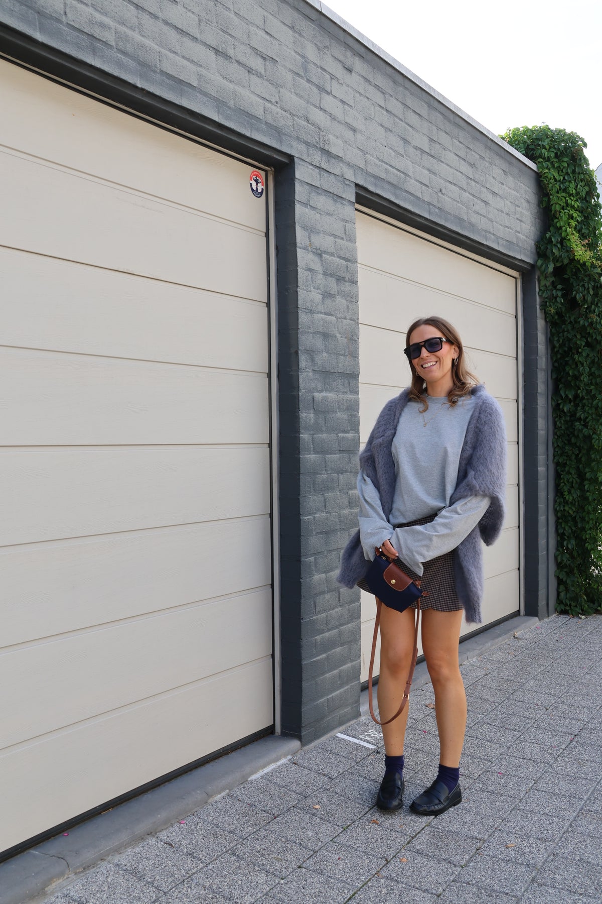 Annabel oversized longsleeve grijs