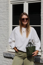 Gulia oversized longsleeve wit