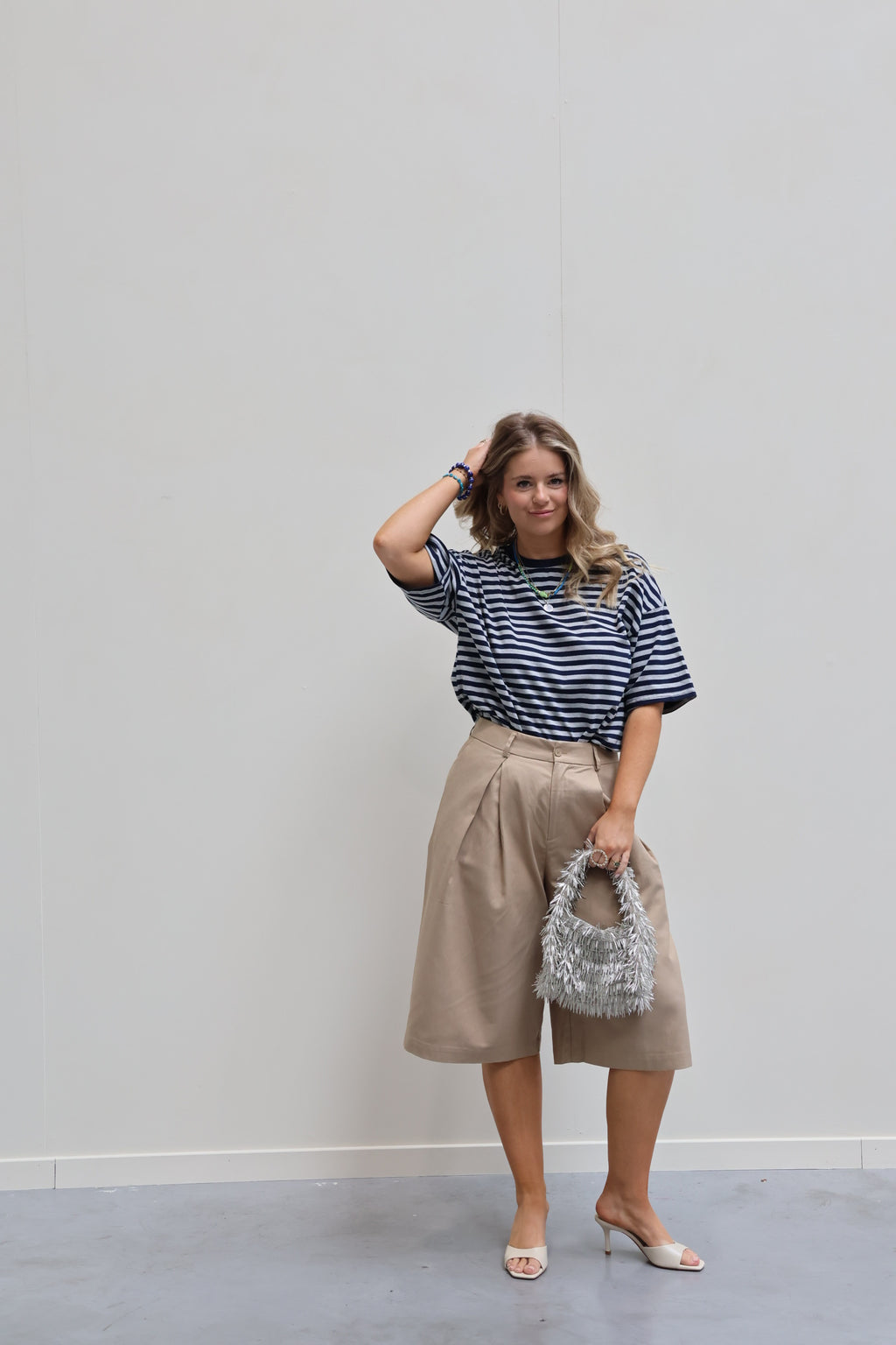 Eliza bermuda beige
