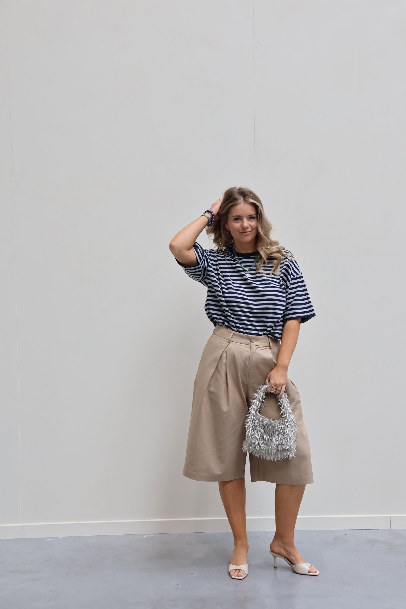 Eliza bermuda beige