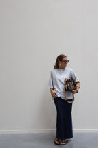 Gulia oversized T-shirt grijs