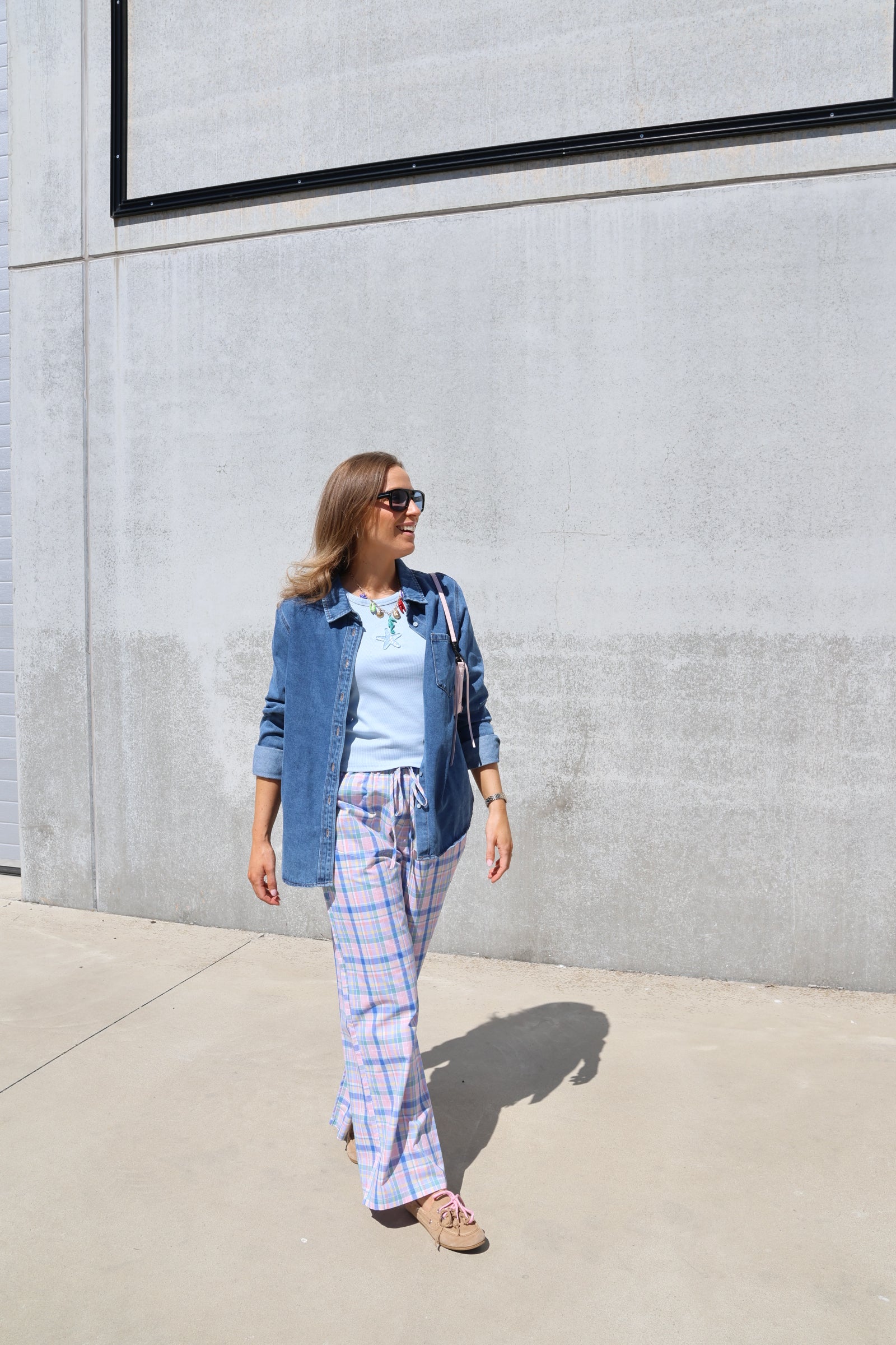 Willa geruite multicolour broek