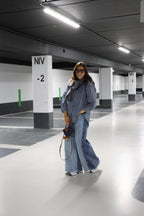 Agnes geruit hemd blauw