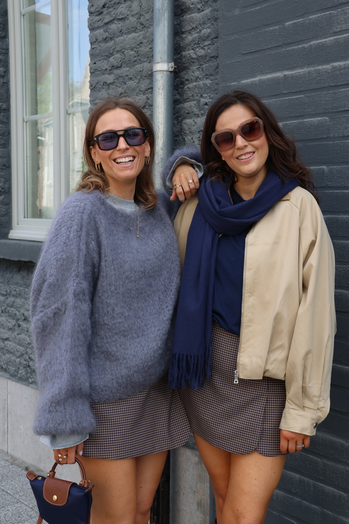 Tirza sjaal blauw