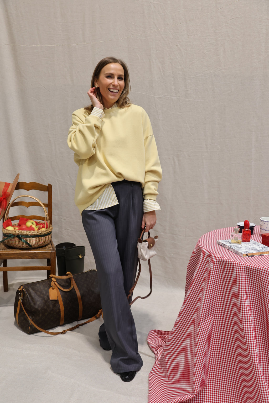 Liesel striped shirt yellow