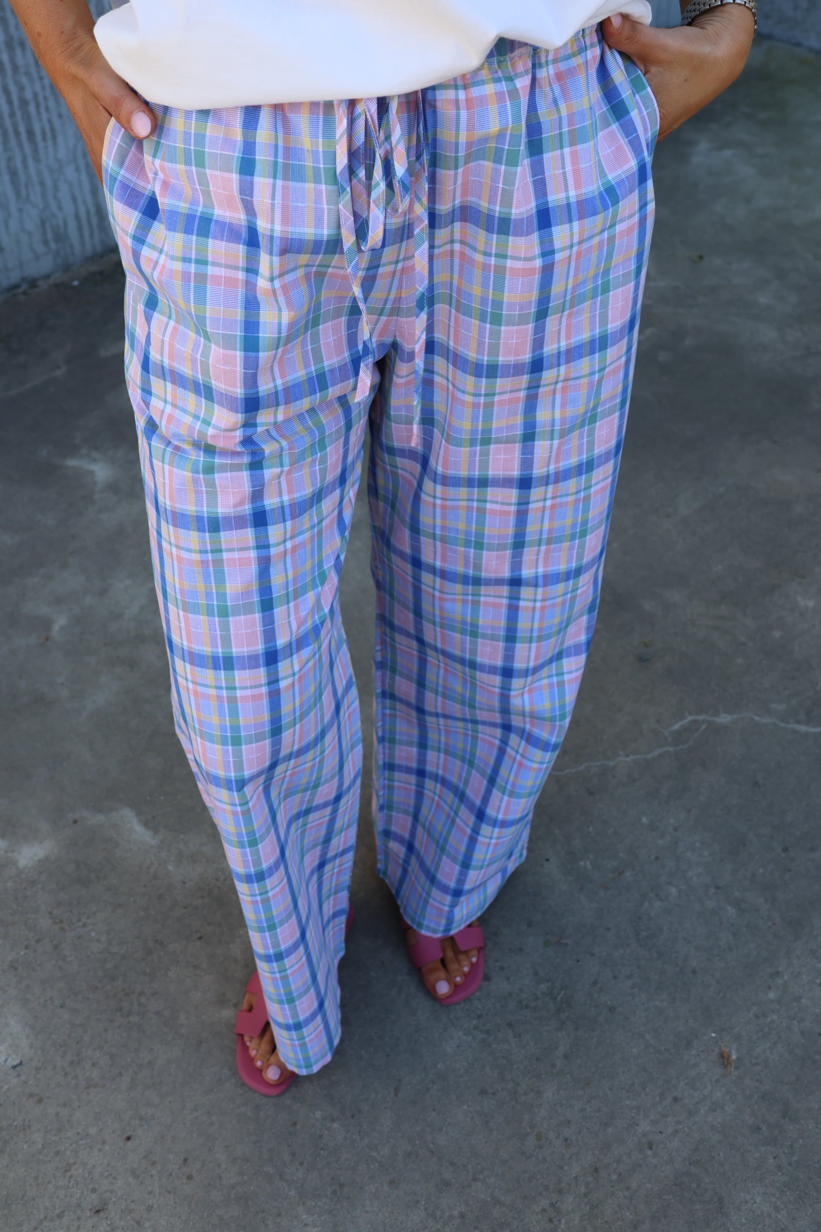 Willa geruite multicolour broek